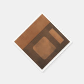 革製の装飾 スタンダードカクテルナプキン (角)