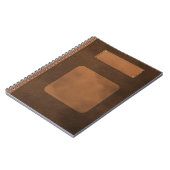 革製の装飾 ノートブック (左側)