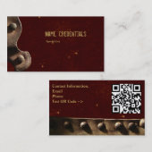 革詳細の名刺 名刺 (正面/裏面)