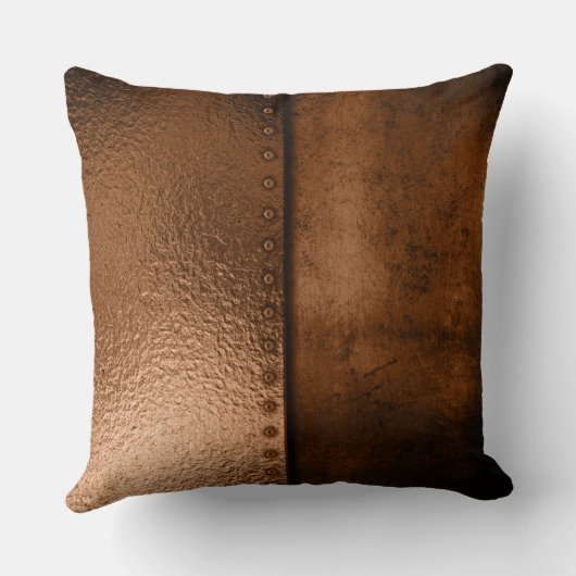 革調装飾枕 クッション (裏面)