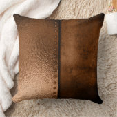 革調装飾枕 クッション (ブランケット)