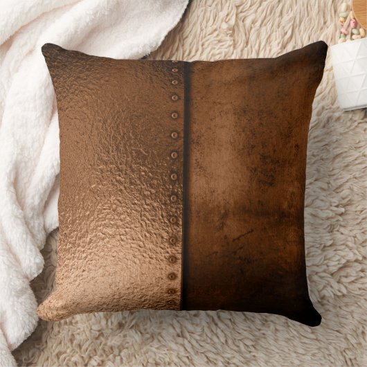 革調装飾枕 クッション (ブランケット)