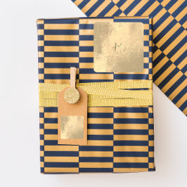 革金ゴールド赤面金属粉末モノグラミニマルム スクエアシール