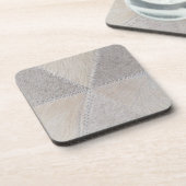 革靴のパッチワーク コースター (左側)