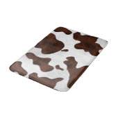 革靴のフェイクな毛の西部の革によって斑点を付けられるパターン バスマット (アングル)