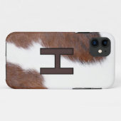 革靴のプリントのiphone 5の場合の手紙Hのブランド Case-Mate iPhoneケース (裏面(横))