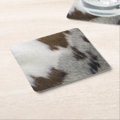 革靴 スクエアペーパーコースター (アングル)