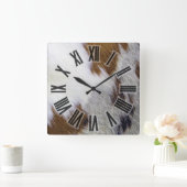 革靴 スクエア壁時計 (ホーム)