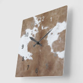 革靴 スクエア壁時計 (傾斜)