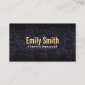 革(フェイクワニ) 名刺 (正面)