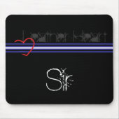 革 マウスパッド (正面)