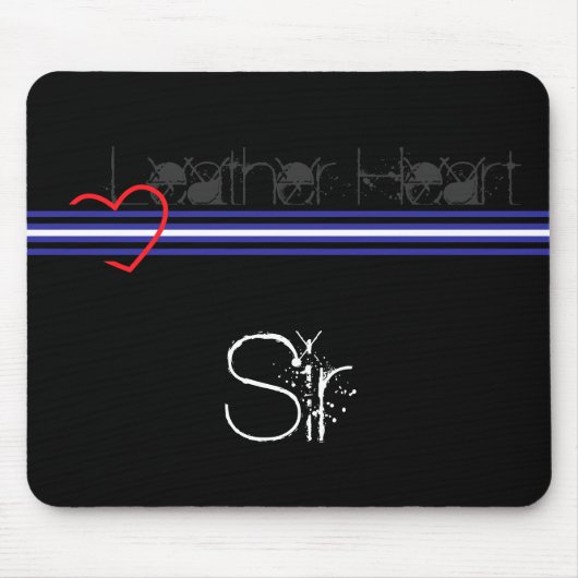 革 マウスパッド (正面)