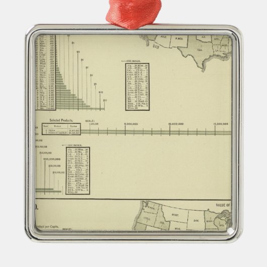 革 メタルオーナメント (正面)