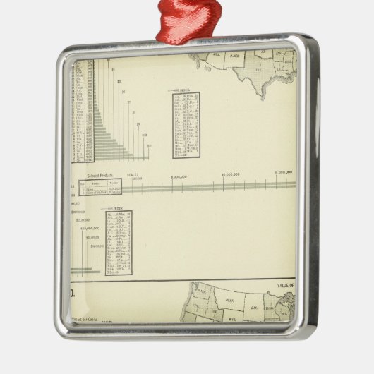 革 メタルオーナメント (左)