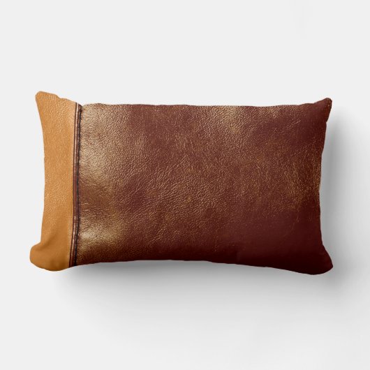 革 ランバークッション (正面)