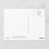 靭皮繊維の女神のエジプト人のBastet猫の芸術の郵便はがき ポストカード (裏面)