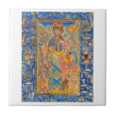 靭皮繊維 タイル (正面)