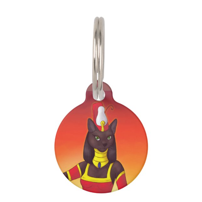 靭皮繊維Mutによって保護される ペット　ネームタグ (正面)