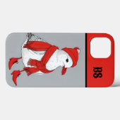 靴おもしろいのカモメ – ビーチユーモア Case-Mate iPhoneケース (裏面 (横))