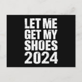 靴おもしろいを取らせてくれ ポストカード (正面)