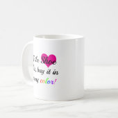 靴おもしろい引用文 コーヒーマグカップ (正面左)