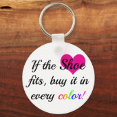 靴おもしろい愛好家のキーチェーン キーホルダー (正面)