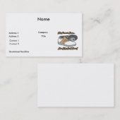 靴お気に入りのは私のゴルフシューズ 名刺 (正面/裏面)