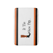 靴がもしハロウィンのバスマットにフィット バスマット (正面縦)