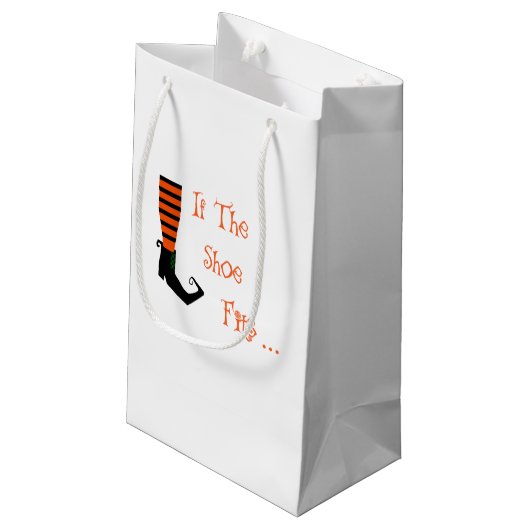 靴がもしハロウィン抱き枕にフィット スモールペーパーバッグ (裏面アングル)