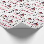 靴が好きな女の子クリスマスリスト ラッピングペーパー (角)