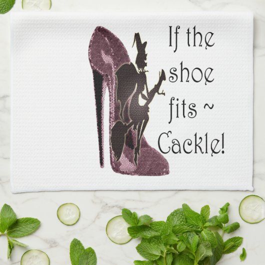 靴が~の鳴き声に合えば! おもしろい諺のギフト キッチンタオル (折り畳み)