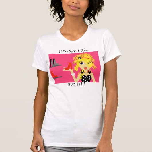 靴が…合ったら、それを!買って下さい!! Tシャツ (正面)