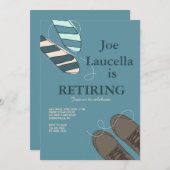 靴とネクタイの招待状 招待状 (正面/裏面)