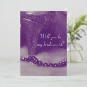 靴とパール、私のブライズメイドになってくれる？ 招待状 (スタンド正面)