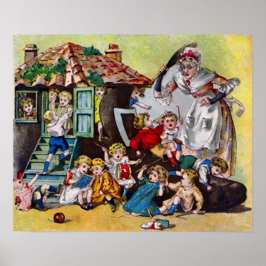 靴に住む老婆 ポスター (正面)