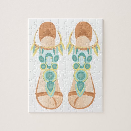 靴のための事 ジグソーパズル (縦)