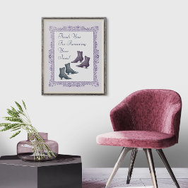 靴のサインを取って下さい ポスター