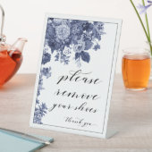 靴のサインを取り除いてください 台座サイン (インサイチュ)