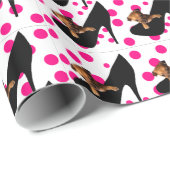 靴のチワワ ラッピングペーパー (ロールコーナー)