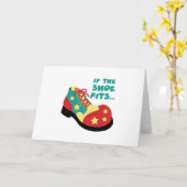 靴のフもしィット カード (黄色い花)