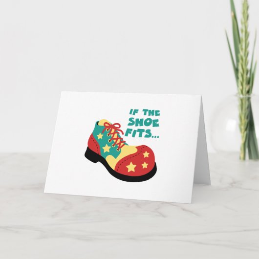 靴のフもしィット カード (正面)