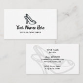 靴のファッション美しい名刺テンプレート 名刺 (正面/裏面)