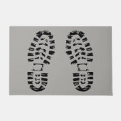 靴のプリント ドアマット (正面)