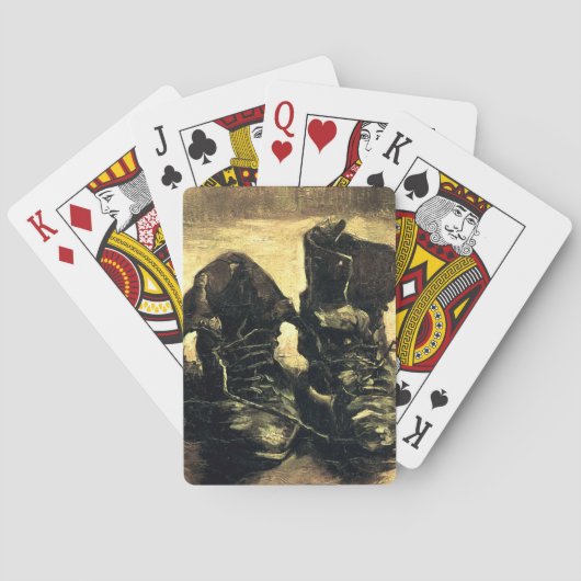 靴のペア – ファンゴッホ トランプ (裏面)