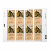 靴のペアVincent vanゴッホア素晴らしート絵画 ラベル (フルシート)