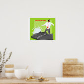 靴のポスターキックオフあなたの靴 ポスター (キッチン)