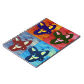 靴のポップアートを叩いて下さい ノートブック (左側)