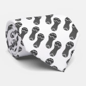 靴のランニング足跡 ネクタイ (ロール)