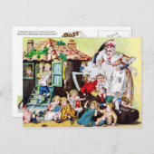 靴の中に住んでいる老婦人がいた ポストカード (正面/裏面)