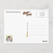 靴の中に住んでいる老婦人がいた ポストカード (裏面)